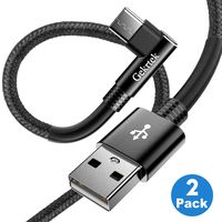 Updated 2019 Version USB C Cable Fast Charging, (2 Pack 6.6ft) USB A to Type C Charger Nylon Braided Cord for with Samsung Galaxy S10 S9 S8 Plus Note 10 9 8,Moto Z Z3,LG V50 G8,Other USB C Devices