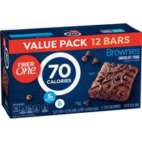 Fiber One Brownies, Chocolate Fudge Brownie, 70 Calorie Bar, 12 ct, 10.6 oz