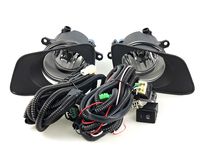 for Toyota Corolla Axio/Fielder 2007 2008 2009 Bumper Fog Light Assembly Direct Replacement Aftermarket Fog Lamp Kit /1Set w/Bulb H11 Switch Wiring Frame Screw