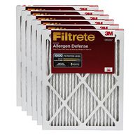 Filtrete Micro Allergen Defense AC Furnace Air Filter, Captures Small Particles like Pollen & Pet Dander, Delivers Cleaner Air Throughout Your Home, MPR 1000, 14 x 25 x 1, 6-Pack