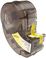 Brady X-21-498 IDXPERT 2.5" Height, 1" Width, B-498 Repositionable Vinyl Cloth Black On White Color Label (95 Per Cartridge)