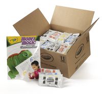 Crayola Model Magic, School Supplies Classpack, Modeling Clay Alternative, 1 oz, Packs, 75 Count