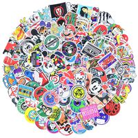 Vinyl Sticker 800 pcs Laptop Computer PC Water Bottle Car Helmet Skateboard Luggage Bike Bumper Waterproof Graffiti Decals Stickers Gift for Kids Adult- No-Duplicate Pack