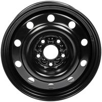 Dorman 939-243 Steel Wheel for Select Chrysler/Dodge Models (17x6.5/5x127mm), Black