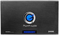 Planet Audio AC2400.4 4 Channel Car Amplifier - 2400 Watts, Full Range, Class A/B, 2-4 Ohm Stable, Mosfet Power Supply, Bridgeable