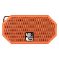 Altec Lansing IMW257-ORG Mini H2O Wireless Bluetooth Waterproof Speaker, Floating IP67 Waterproof, Boat, Hiking, Golf Cart, Atv, Utv, Lightweight, 6-Hour Battery Life, Orange