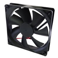 Maker Girl USA DC Case Fan Brushless 120mm x 120mm x 25mm 12V Quiet Output 12025