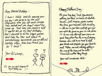 Quiplip Handwritten Yours Truly Birthday Cards, 6-Pack (YT05206PCK)