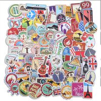 100 Pcs Vinyl Waterproof Kids Stickers for Laptop,Computer,Luggage,Car, Skateboard, Motorcycle, Bicycle Decal Graffiti Patches. (SG-100-LX)