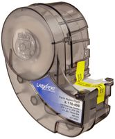 Brady X-118-499 Labxpert 1" Width with 0.375" Diameter vial top label Width x 0.375" Height, B-499 Nylon Cloth, Matte Finish Black on White Label (300 per Cartridge)