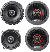 (2) MB QUART FKB116 6.5" 240w 2-Way Car Audio Speakers+(2) 5.25" 180w Speakers