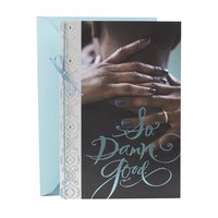 Hallmark Mahogany Anniversary Card (Hugging Couple)