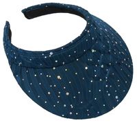 Cushees 634 Sparkle Clip-on Visor (Navy)
