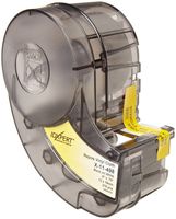 Brady X-11-498 IDXPERT 0.75" Height, 0.5" Width, B-498 Repositionable Vinyl Cloth, Black On White Color Label (275 Per Cartridge)