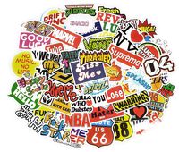 HH Vinyl Waterproof Stickers for Car, Laptop, Luggage, Skateboard, Motorcycle,Bicycle Decal and Hydroflask, Supreme, Thrasher & More - 50 pcs