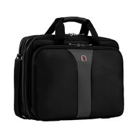 Wenger WA-7652-14F00 Legacy 16" Double Gusset Laptop Case, Black/Gray