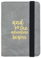 Casmonal Passport Holder Cover Wallet RFID Blocking Leather Card Case Travel Document Organizer (Newcastle Grey)