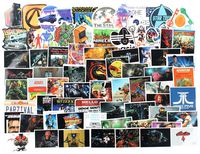 Sticker Decals - 117 Pcs Classic Laptop Vinyl Stickers car Sticker for Snowboard Motorcycle Bicycle Phone Mac Computer DIY Keyboard Car Window Bumper Wall Luggage Decal Graffiti Patches