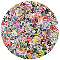 Vinyl Stickers 400 pcs Laptop Computer PC Water Bottle Car Helmet Skateboard Luggage Bike Bumper Waterproof Graffiti Decals,Gift for Kids, Adult- No-Duplicate Pack