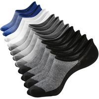 M&Z Low Cut No Show Mens/Womens Casual Invisible Ventilation Fresh Comfy Cotton Non-Slip Socks Size L 11-13