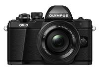 Olympus OM-D E-M10 Mark II Mirrorless Camera with 14-42mm EZ Lens (Black) US ONLY