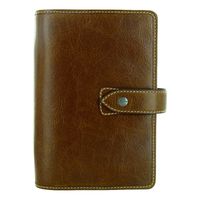 Filofax 2019 Malden Personal Organizer, Leather, Ochre, Paper Size 6.75 x 3.75 inches (C025808-19)