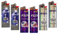 BIC NFL New England Patriots Lighters Super Bowl Champion Designs (Pats Super Bowl 6pk)