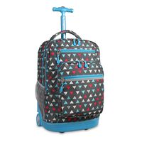 J World New York Sundance Laptop Rolling Backpack Backpack, SPRINKLE