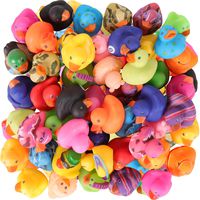 Narwhal Novelties Rubber Duck Bath Toy Assortment (50-Pack)