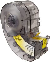Brady XSL-102-427 Idxpert 1.25" Height, 0.5" Width, B-427 Self-Laminating Vinyl, Black On White And Translucent Color Label (250 Per Cartridge)