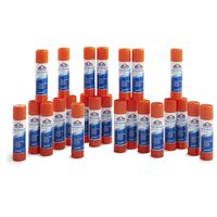 Elmer's Extra Strength Office Glue Sticks, 0.28 Ounces Each, White, 24 Sticks per Pack (E554)