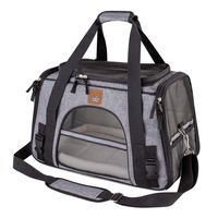 DLAGER Pet Carrier Soft-Sided Cat Carrier for Small Cats, Fits Underneath Airplane Seat. Comes with Fleece Pet Mats