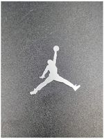 Wallner 2 pcs Metal Adhesive Air Jordan Jumpman Logo Vinyl Sticker Cellphone Laptop case Decal Stickers (Silver, 1.2inch)