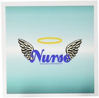 3dRose Greeting Cards, 6 x 6 Inches, Pack of 6, Nurse Angel Wings (gc_11932_1)