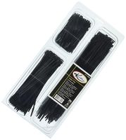 K-Tool Corporation 400 Piece Black Nylon Tie Assortment