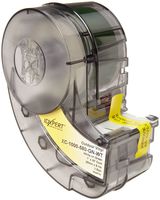 Brady XC-1000-580-GN-WT IDXPERT And LABXPERT 1" Height, 19" Width, B-580 Indoor/Outdoor Vinyl Film, White On Green Color Label