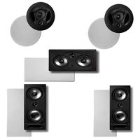 Polk Audio Vanishing RT Series 5.0 High Performance in-Wall/in-Ceiling Home Theater Speaker System (2-90RT, 2-265RT & 1-255CRT)