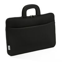 Fit & Fresh Protective Neoprene Laptop Bag with Zippered Storage Pocket, Case Fits Most Laptops with Displays Up To 15.6 Inches, Including Apple, Microsoft, Acer, Samsung, Google, Lenovo, BLACK