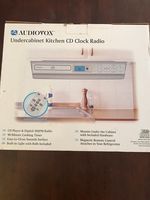 Audiovox Under Cabinet Kitchen Am/fm Radio with Favorite Station Memory Presets
