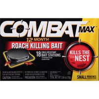 Combat 12 Month Roach Killing Bait, Small Roach Bait Station, 18 Count