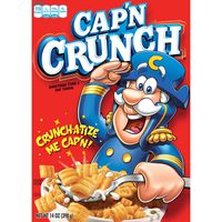 Quaker Captain Crunch Cereal, Original, 14 Ounce