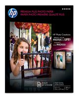 HP Premium Plus Photo Paper, High Gloss (50 Sheets, 8.5 x 11 Inches)