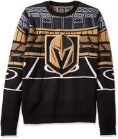 FOCO NHL Vegas Golden Knights Mens Light Up Bluetooth Speaker Sweaterlight Up Bluetooth Speaker Sweater, Team Color, XX-Large