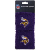 Franklin Sports Minnesota Vikings NFL Wristbands - Youth NFL Team Logo Wristbands - Great for Costumes and Uniforms - Pair of Wristbands