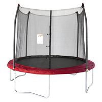 Skywalker Trampolines 10 -Foot Round Trampoline and Enclosure with spring, Red