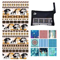 Elite Trend Microfiber Beach Towel for Travel:Oversized XL 78 x 35, 63x63,71x31Inch Quick Drying, Lightweight, Fast Dry Shower & Body Towels, Sand Free (The Wild, Extra Large (78X35-INCH))