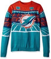 NFL Miami Dolphins BLUETOOTH Ugly Sweater, 3X-Large