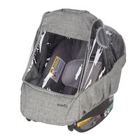 Evenflo Infant Car Seat Weather Shield and Rain Cover, Grey Melange
