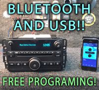 UNLOCKED CHEVY GMC TRUCK SUV CD DISC USB BLUETOOTH STEREO SAT XM RADIO 2008 2009 2010 2011 2012 2013 UUI MP3 AUX 25966515 SIERRA TAHOE SUBURBAN SILVERADO YUKON DENALI AVALANCHE CK EXPRESS