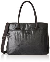 Kipling Artego, Women's Laptop Bag, Schwarz (Lacquer Night), 39x28.5x15 cm (B x H T)